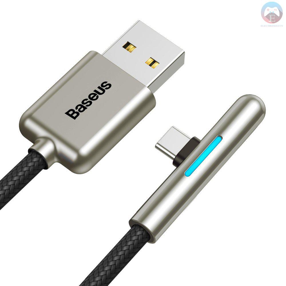 BASEUS HW Dây Cáp Sạc Dữ Liệu Usb Loại C 4a 40w Có Đèn Led Cho Xiaomi Huawei