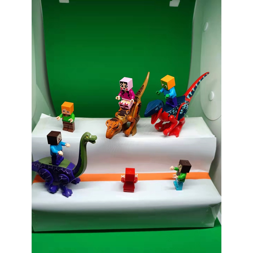 Khối xây dựng khủng long Đồ chơi kỷ Jura Đồ chơi giáo dục Đồ chơi khủng long