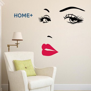 Nhãn dán tường hình đôi mắt / bờ môi chất lượng cao