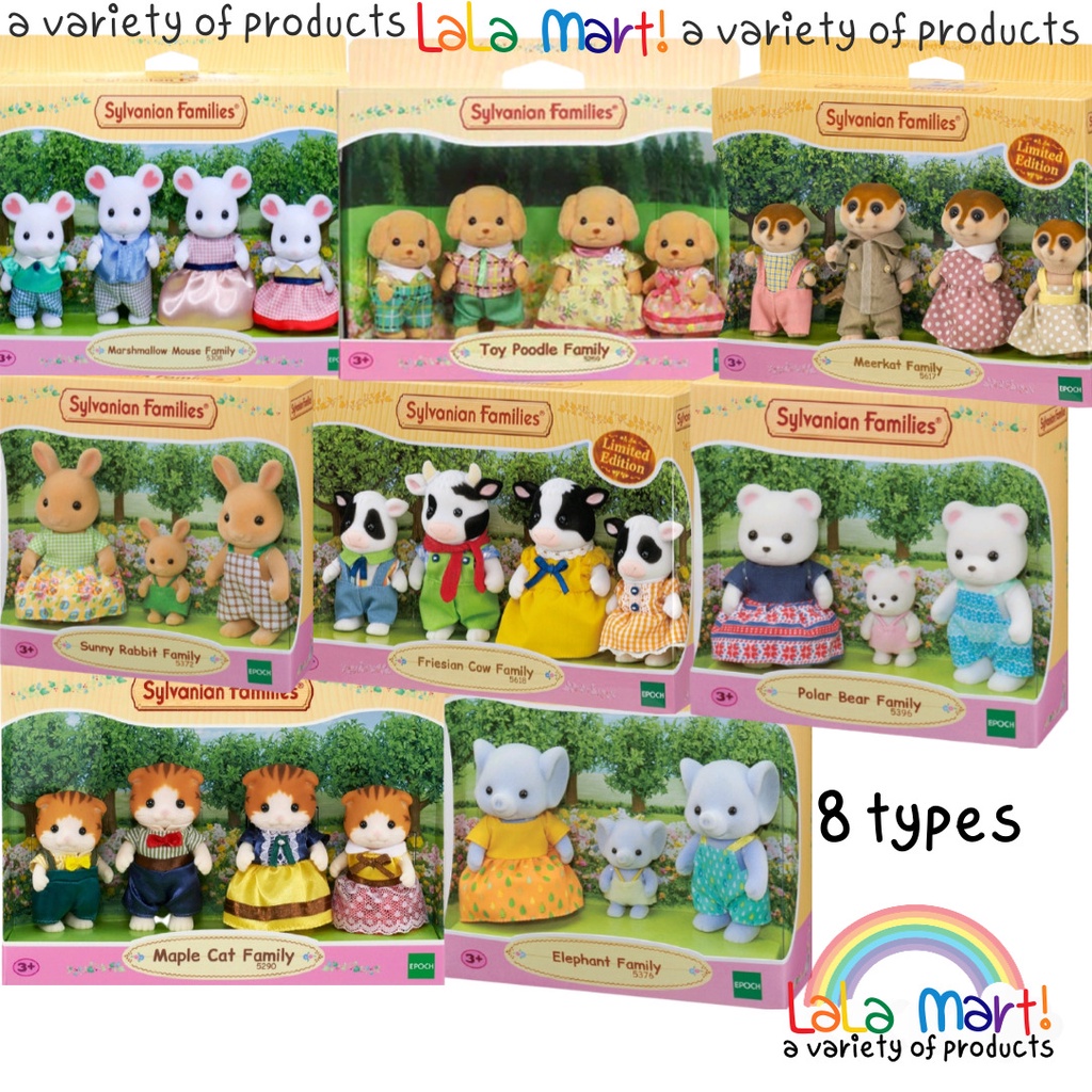 SYLVANIAN FAMILIES Sylvanian set 8 Mô Hình Gia Đình Đồ Chơi Gia Đình / Nhân Vật Gia Đình / Gia Đình / Nhân Vật