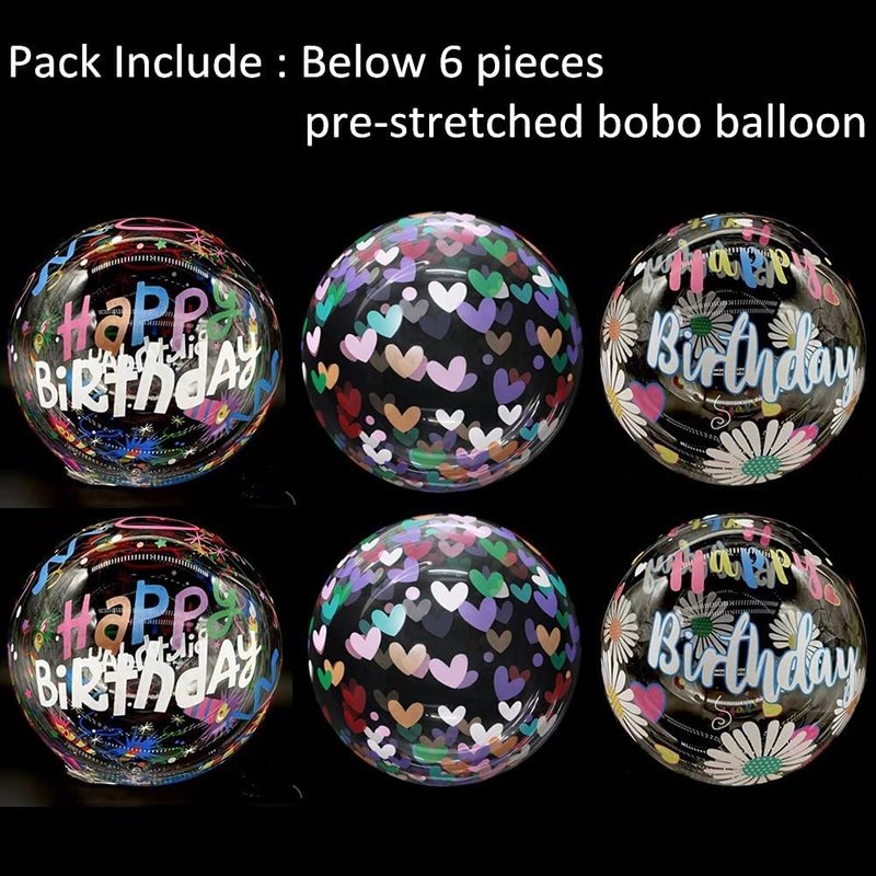 1 Bộ Bong Bóng Bobo Trong Suốt In Hình Lá Cọ Lớn (20 Inch) Trang Trí Tiệc Giáng Sinh / Tiệc Cưới