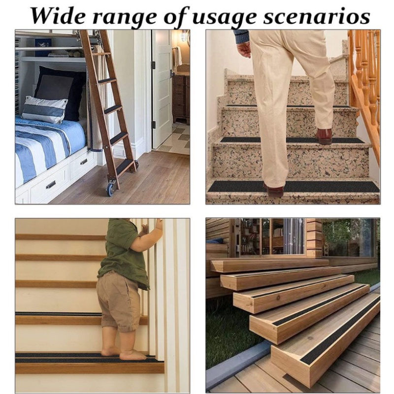 Miếng Dán Bậc Cầu Thang / Sàn Nhà Chống Trượt / Nước / Dầu / Mòn 250CM Thiết Thực Chống Trượt / Thấm Nước