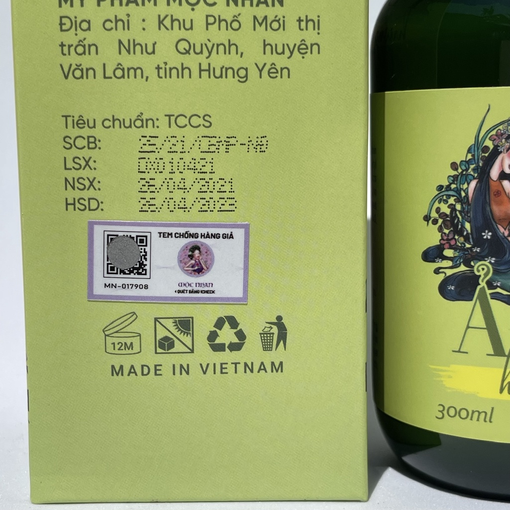 Dầu Gội - dầu xả Mộc Nhan Natural Chăm Sóc, Phục Hồi Tóc và Da Đầu Bị Hư Tổn