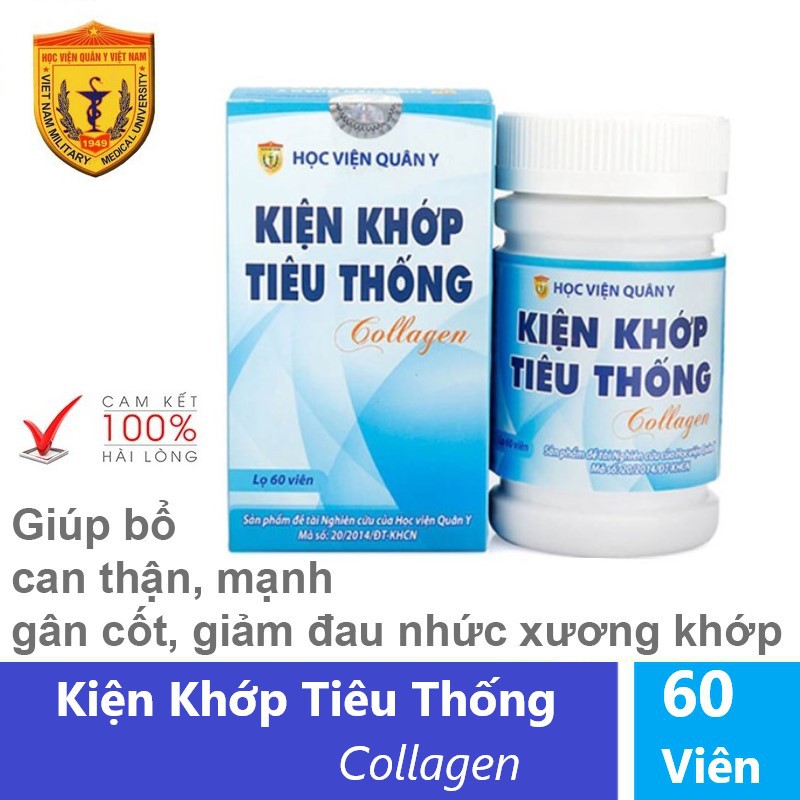 Kiện Khớp Tiêu Thống Collagen Học Viện Quân Y ( Lọ 60 Viên )