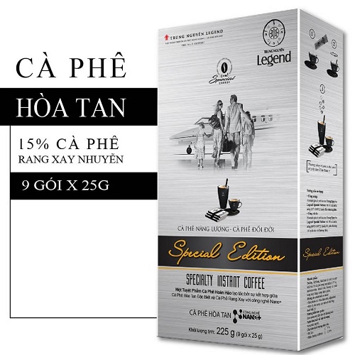 Combo 2 Cà Phê Hòa Tan Trung Nguyên Special Edition - Hộp 9 gói (Arabica, Robusta, vị đậm, mùi thơm)