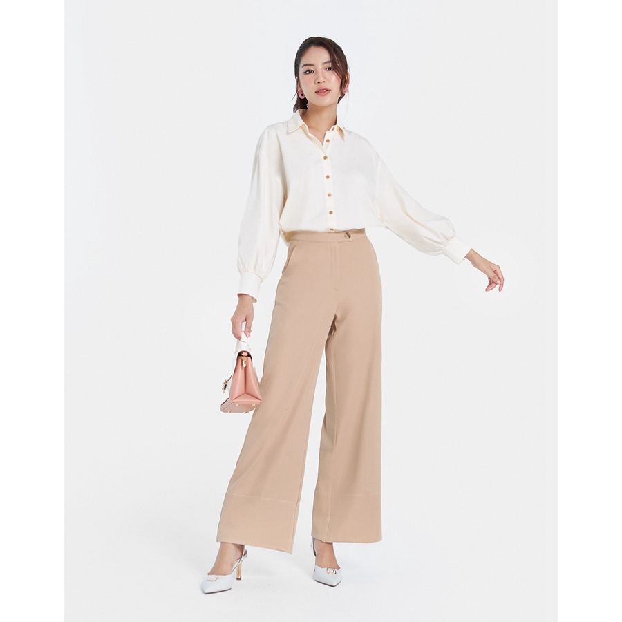 Quần Dài JUNO Ống Rộng Chạy Chỉ Nổi JNQDA020