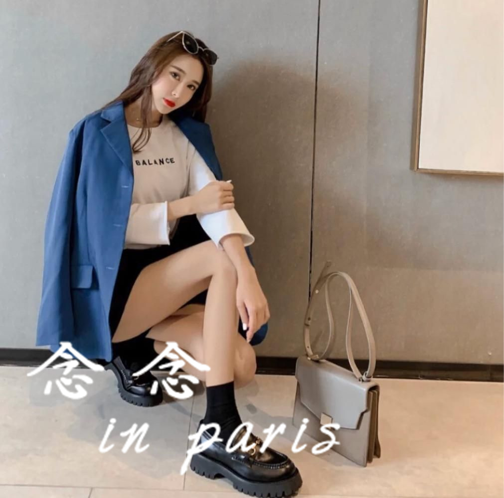 Giày Lười Da Đế Ngựa Thiết Kế Mới Trẻ Trung Năng Động