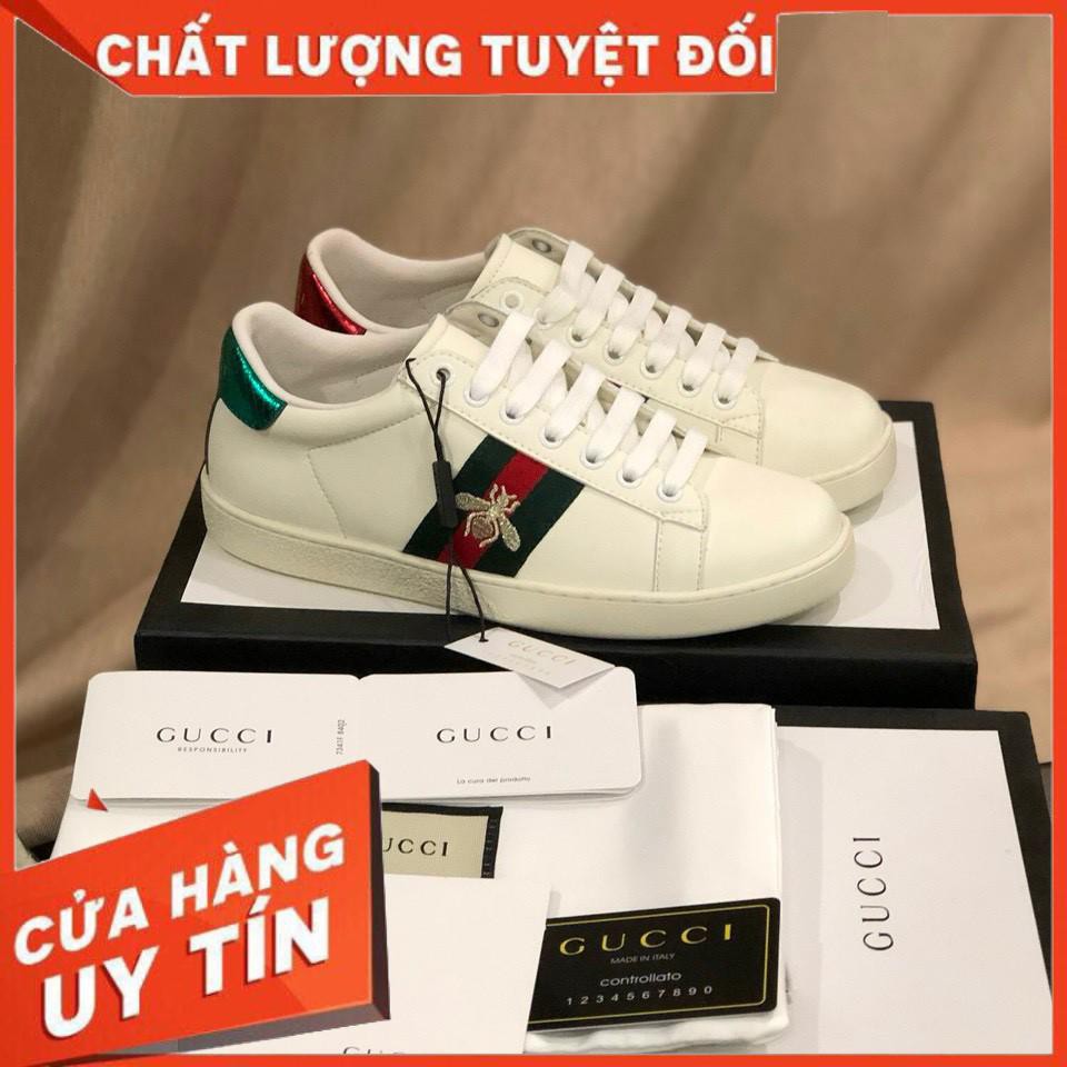 Giày cao cấp 𝐆𝐔𝐂𝐂𝐈 ong thương hiệu Italy dành cho nam nữ 2021