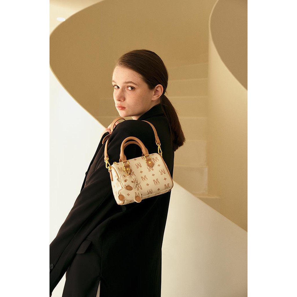 Mk Túi Xách Đeo Chéo mini Chất Liệu Da Bò Phong Cách retro Dành Cho Nữ 2022