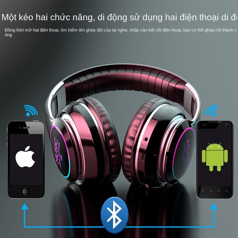 dạ quang tai nghe bluetooth không dây gắn đầu vivoppo Máy tính điện thoại di động Apple Android phổ thông