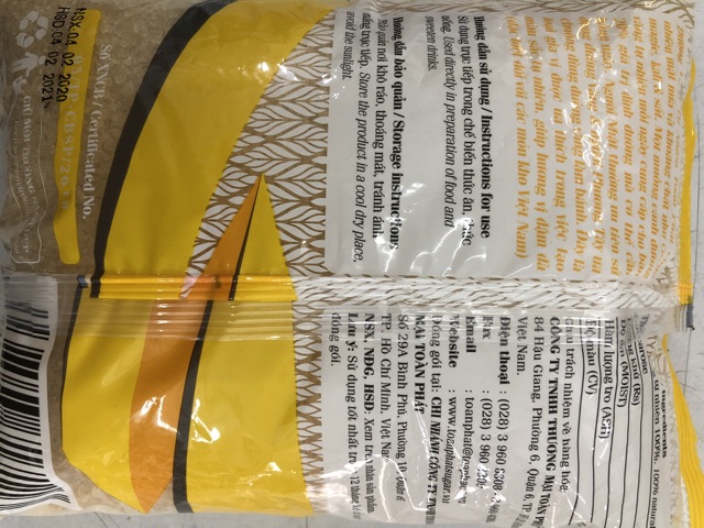 [Mã 77FMCGSALE1 giảm 10% đơn 250K] Đường Vàng Tự Nhiên Toàn Phát 1 Kg | BigBuy360 - bigbuy360.vn