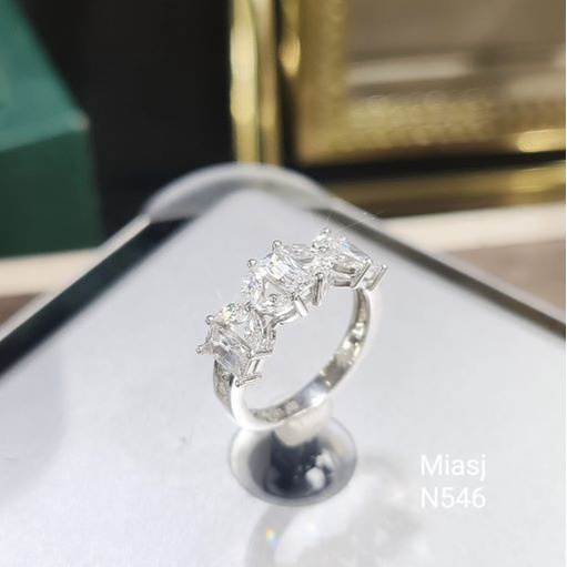 Nhẫn nữ bạc Ý S925 MiASJ N546 đá CZ nhân tạo cao cấp sáng đẹp lung linh