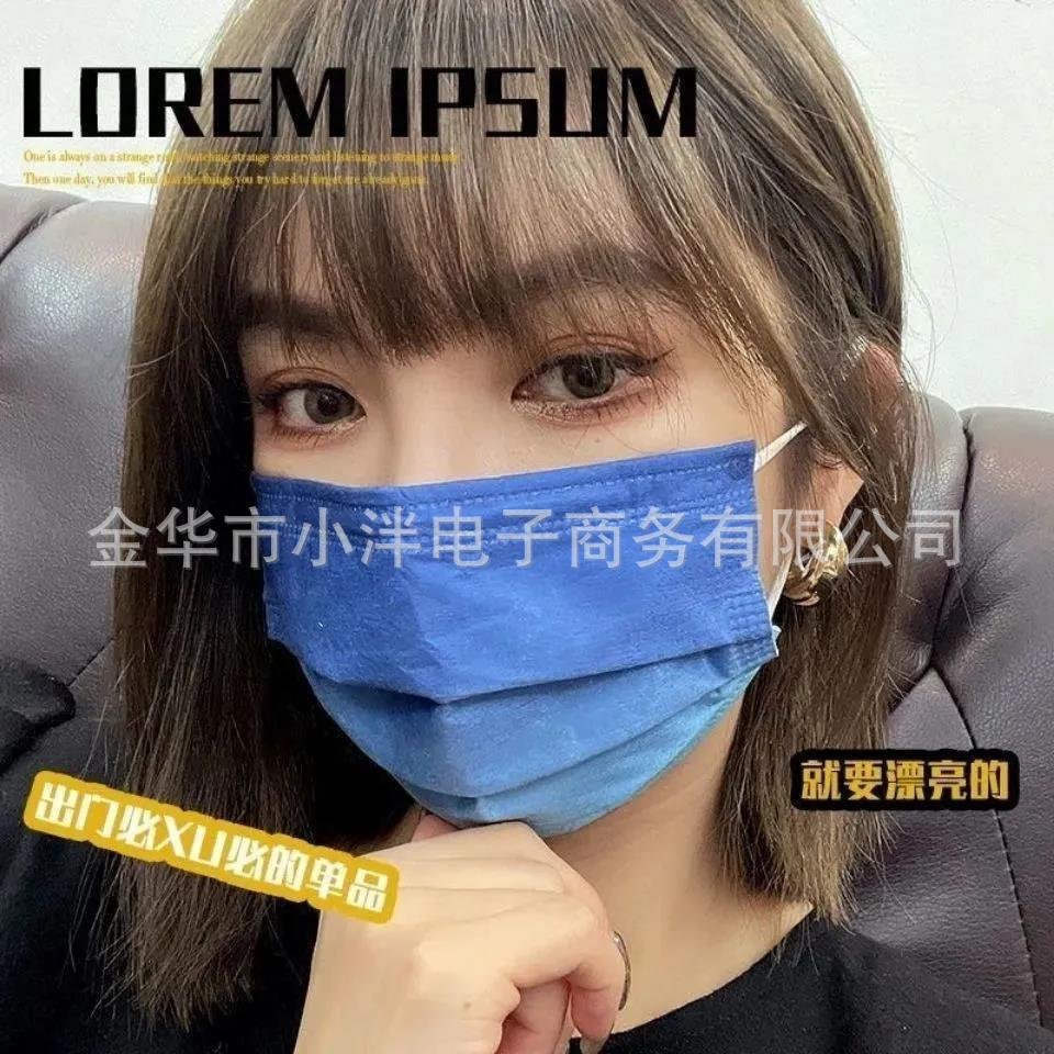 _Ảnh Thật_ Túi 10 Cái Khẩu Trang 3 Lớp Nhiều Màu Siêu Cute Hot Trend 2022