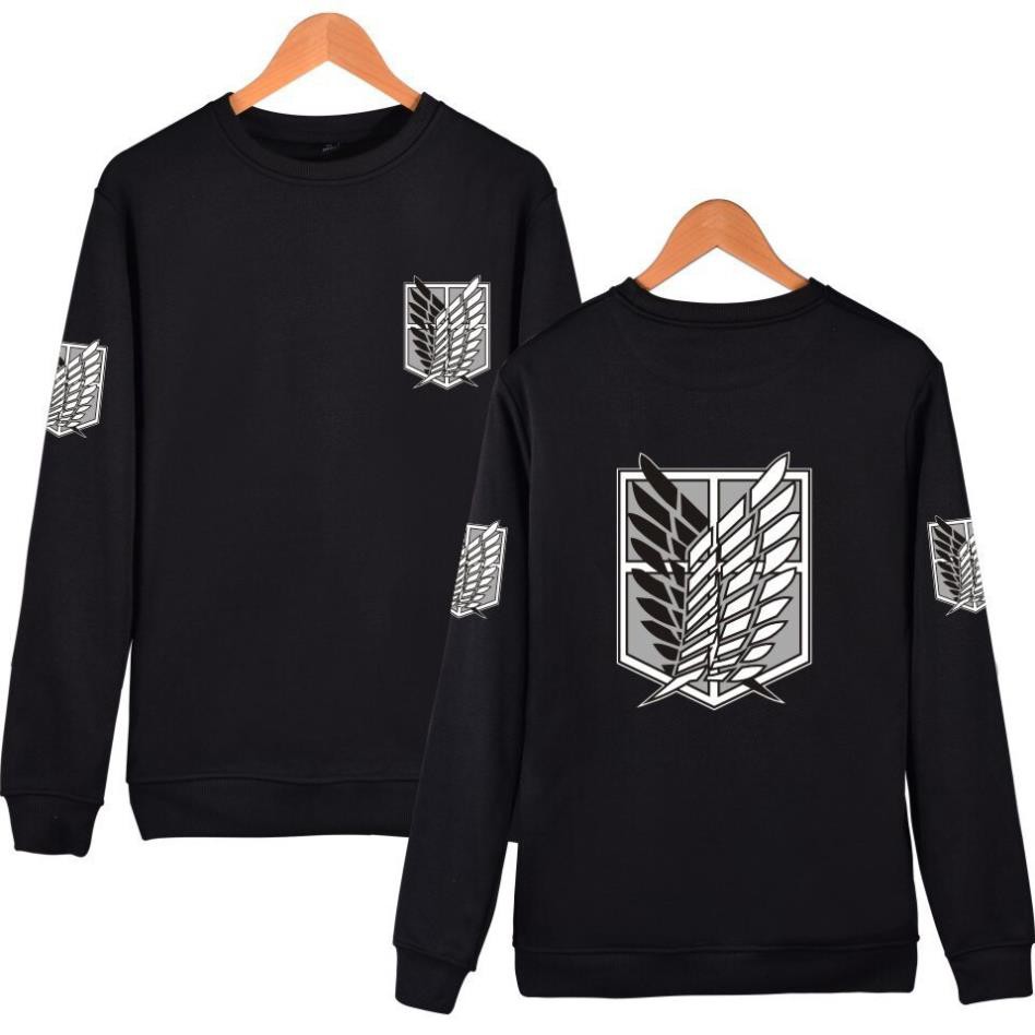 SALE- 🔥Siêu Rẻ🔥 Áo SWEATER in hình đôi cánh Attack On Titan cực ngầu - độc đẹp
