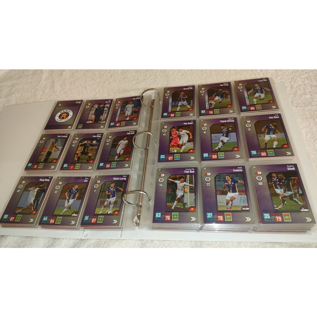 Bộ thẻ cầu thủ bóng đá VLeague 2022 | 18 thẻ