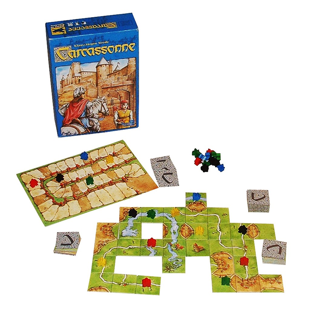 TRÒ CHƠI BOARDGAME CARCASSONNE- TRÒ CHƠI BOARD GAME VÙNG ĐẤT CỦA HIỆP SỸ