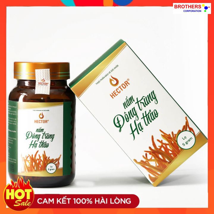 [Chính hãng] Đông trùng hạ thảo Hector sấy thăng hoa (Lọ 5 gram) | BigBuy360 - bigbuy360.vn