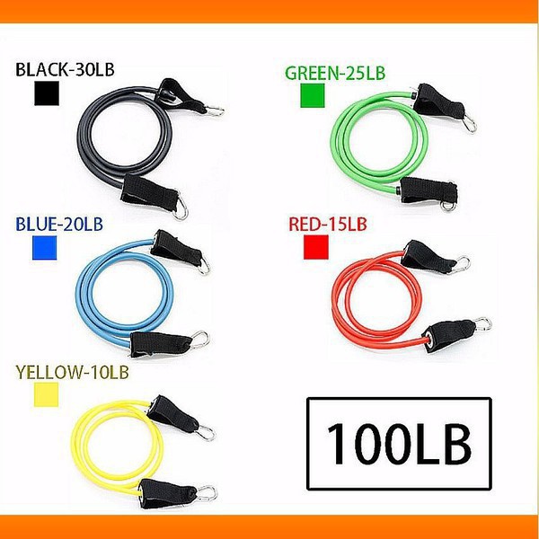Bộ Dây Đàn Hồi 5 Dây Siêu Kháng Lực - Dây Tập Thể Dục Đa Năng