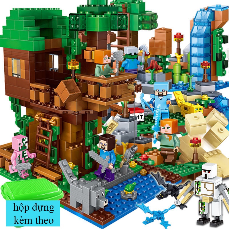 Bộ Đồ Chơi Lắp Ráp Lego Minecraft Cho Bé