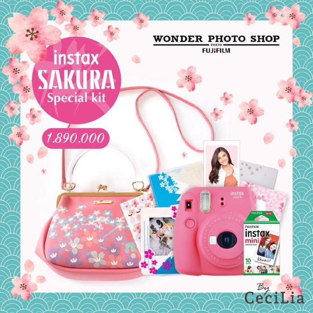 [FREESHIP 99K]_SET INSTAX SAKURA (không bao gồm máy ảnh và phim chụp)