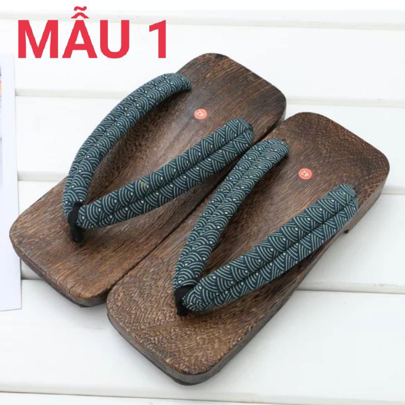 Guốc Gỗ Nhật Dành Cho Nam đế phẳng quai chữ Y thoải mái