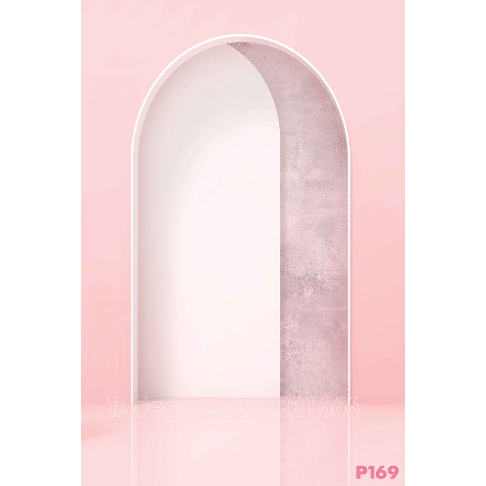 Phông Nền Chụp Ảnh Livestream 3D 5D Vòm Hiện Đại-Nhiều Size lựa chọn