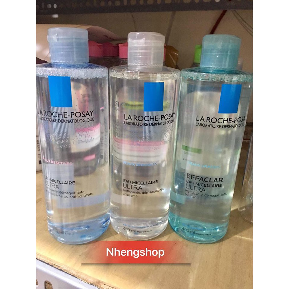 [Full 400ml] Tẩy Trang La Roche Posay Micellar Water