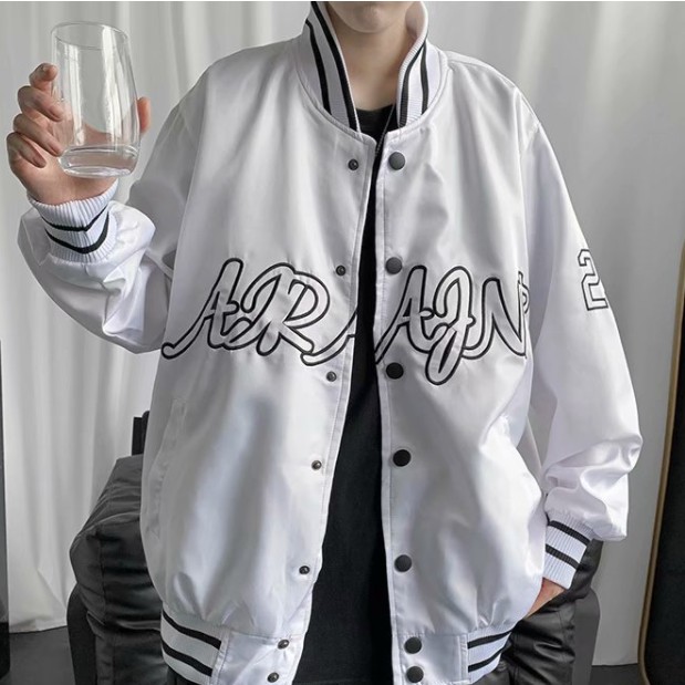 Áo khoác bóng chày thời trang năng động cho cặp đôi