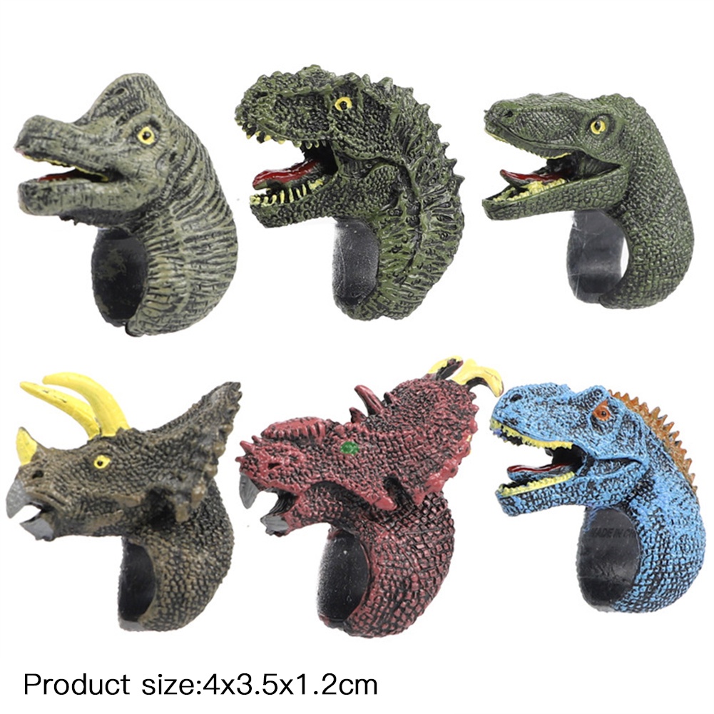 Bộ 6 Nhẫn Khủng Long Đồ Chơi Cho Bé