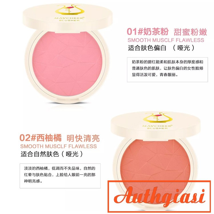 Phấn má Maycheer siêu xinh 8 màu kèm chổi tán mềm mịn với da | BigBuy360 - bigbuy360.vn