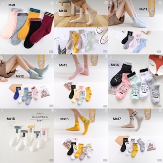 Combo 5 đôi tất nữ hình siêu kute