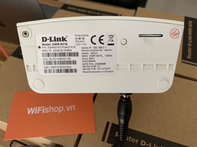 Bộ phát Wifi 4G DLink DWR-921E | 300Mbps | 32 user, 2 port LAN