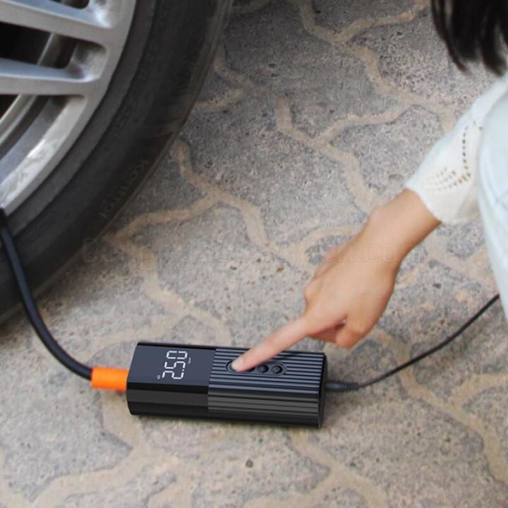 Máy Bơm Lốp Xe Ôto Mini Cầm Tay LICHEERS Model LC-301/LC-255(cắm điện nguồn 12V)