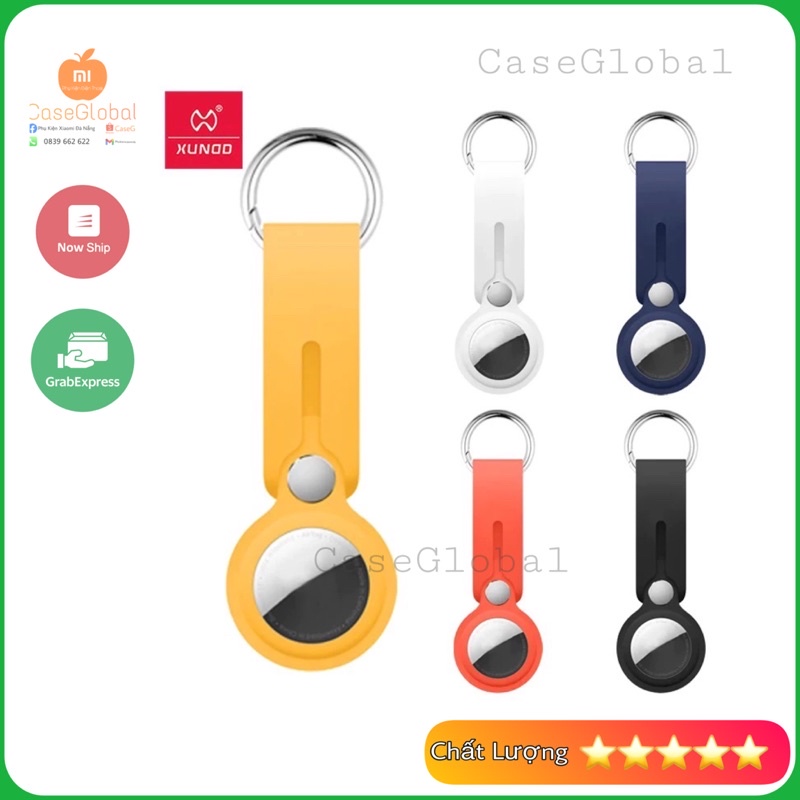 Ốp Lưng / Vỏ bảo vệ cho Apple AirTag chính hãng Xundd chất liệu su non silicone cao cấp nhiều màu cho Air Tags 2021 Tag