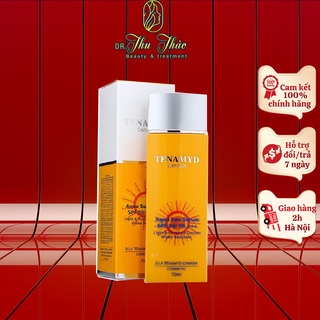 Huyết thanh chống nắng Tenamyd Aqua Sun Serum 70ml - kem chống nắng lỏng nhe, không bết dính phù hợp với mọi loại da