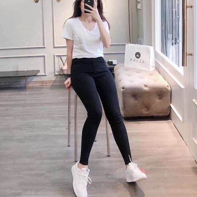 Quần skinny mango auth