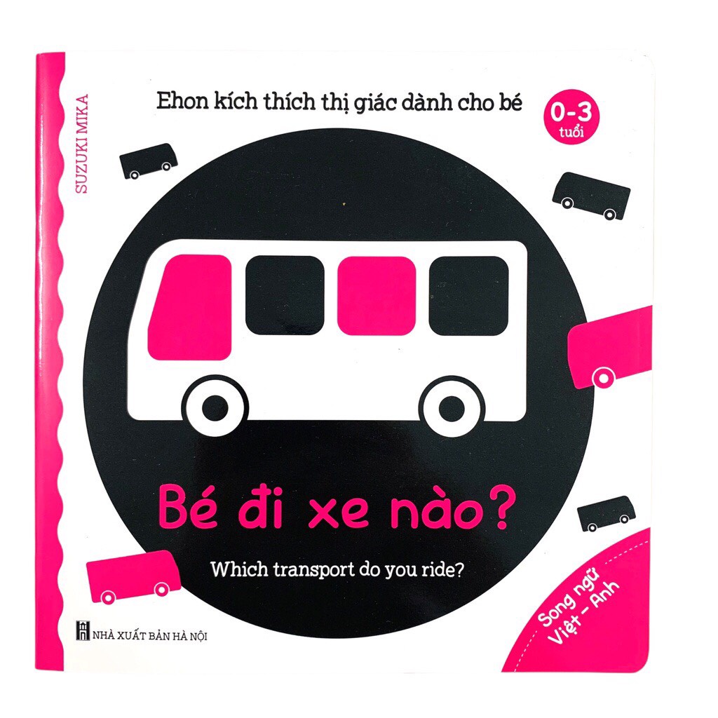 Sách - Bộ 6 Cuốn Ehon Kích Thích Thị Giác Cho Bé Từ 0-3 Tuổi