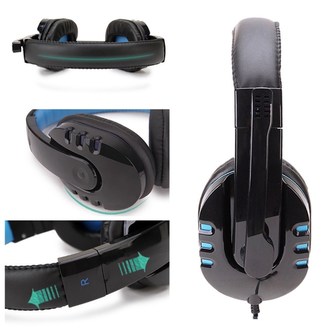 Tai nghe Gaming  chụp tai có dây chơi game  K2 PRO có Mic ,Jack 3.5mm cho Điện Thoại, Máy tính/ PC/ Laptop