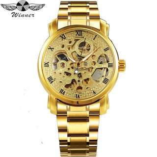 Đồng hồ cơ lộ máy sang trọng thời trang nam nữ