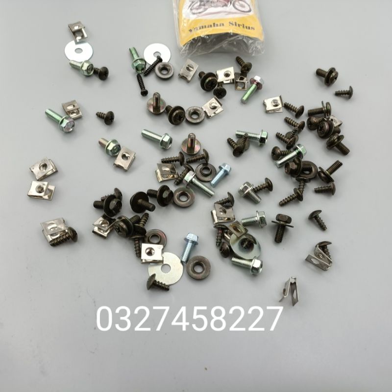 Bộ ốc vít bắt nhựa dàn áo xe Sirius