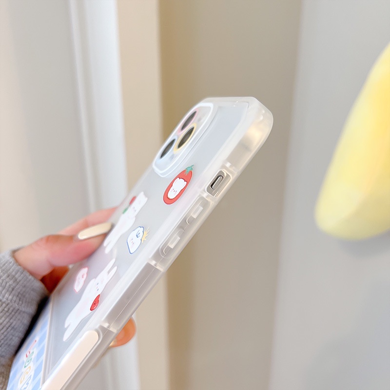 Ốp lưng iphoneỐp Điện Thoại  Kèm Giá Đỡ Tàng Hình Họa Tiết Hoạt Hình Dễ Thương Cho iphone 14 / 13Pro 12 / xs / 6 / 7 / 8PLUSDinuo case