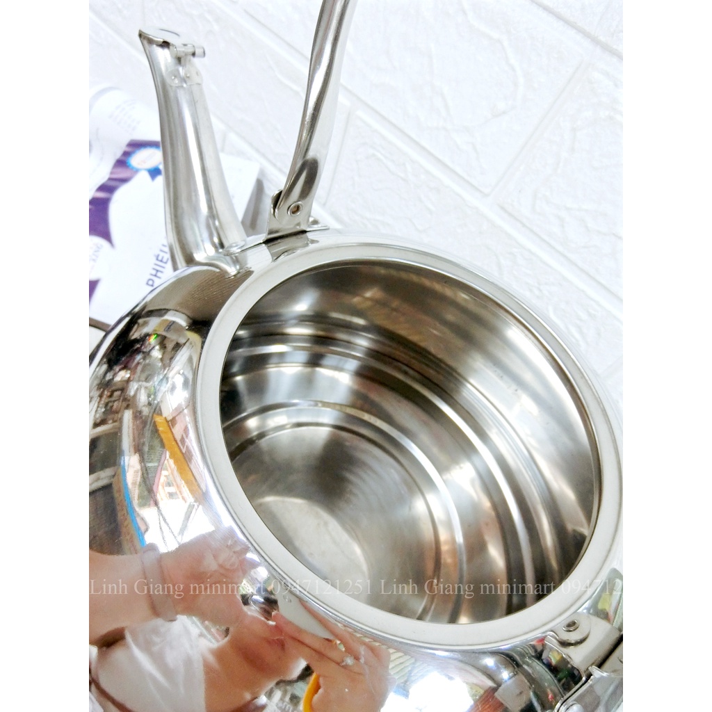 Ấm đun siêu tốc inox 304 Duraking 5L DK-251 Công suất: 1500W Hàng chính hãng