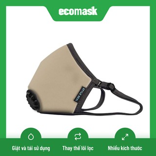 Khẩu trang lọc bụi mịn PM2.5 StyleSEAL giặt được [Cafe Sữa]