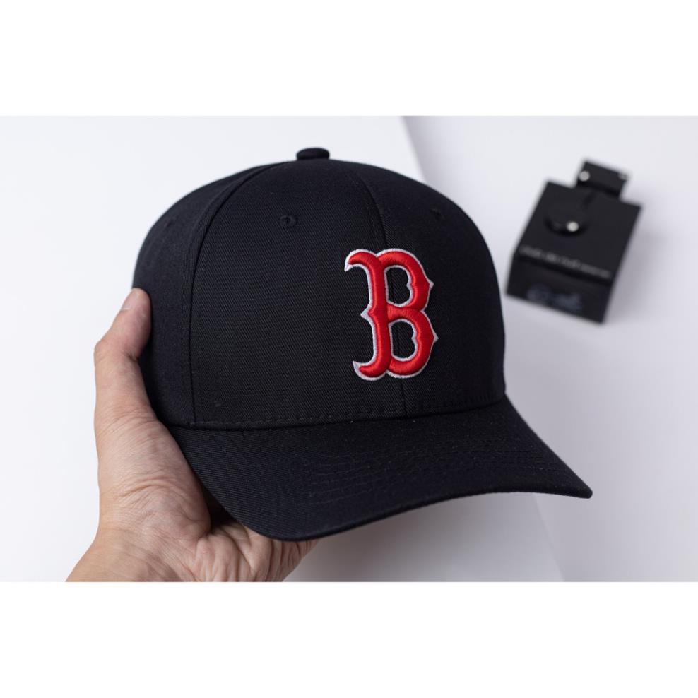 NÓN LƯỠI TRAI BIT ĐUÔI MLB CHẤT VẢI COTTON CAO CẤP, NÓN KẾT THỂ THAO MÃ MÀU TRẮNG ĐEN