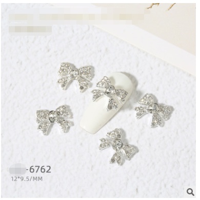 Charm nơ mã mới trang trí nail