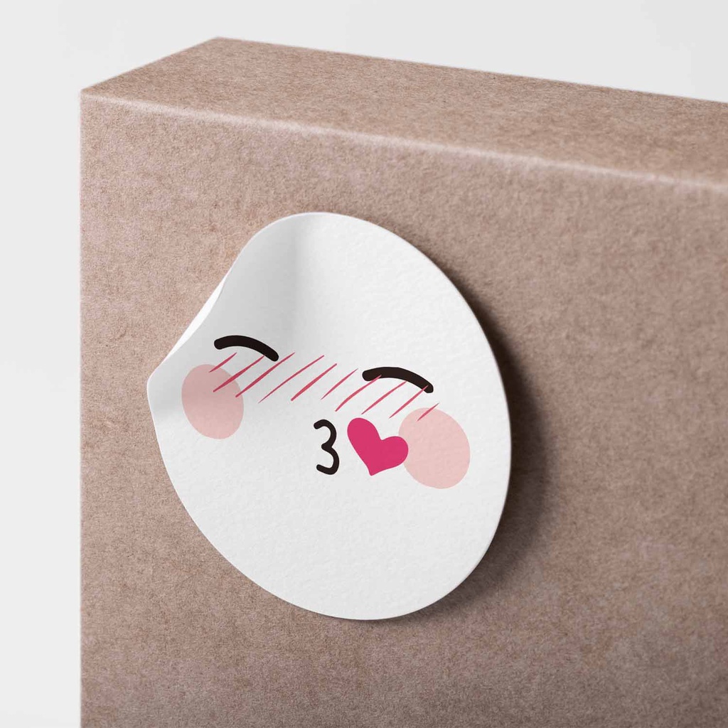 Cuộn 500 miếng dán thank you nhiều hình dễ thương cute đáng yêu, có bán lẻ 100 miếng