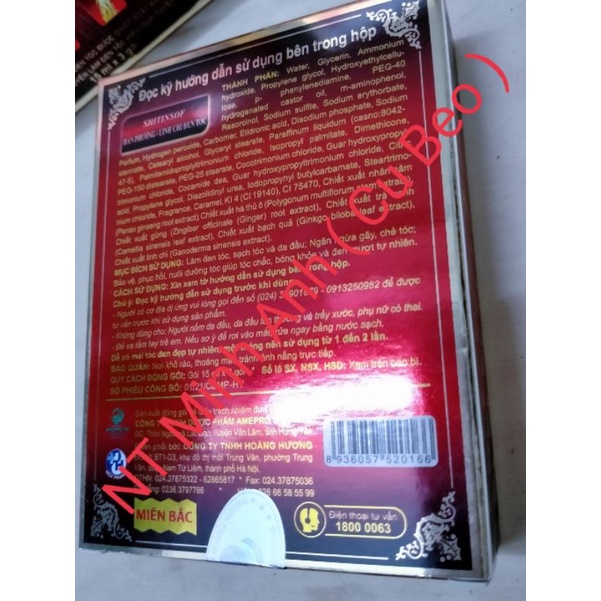 NHUỘM THẢO DƯỢC ĐEN TÓC SHITINSHOP- HÀNG CHÍNH HÃNG