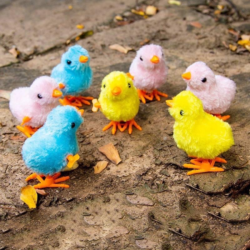 [RẺ VÔ ĐỊCH] Gà con vặn cót biết chạy cho bé, Gà con chạy cót.