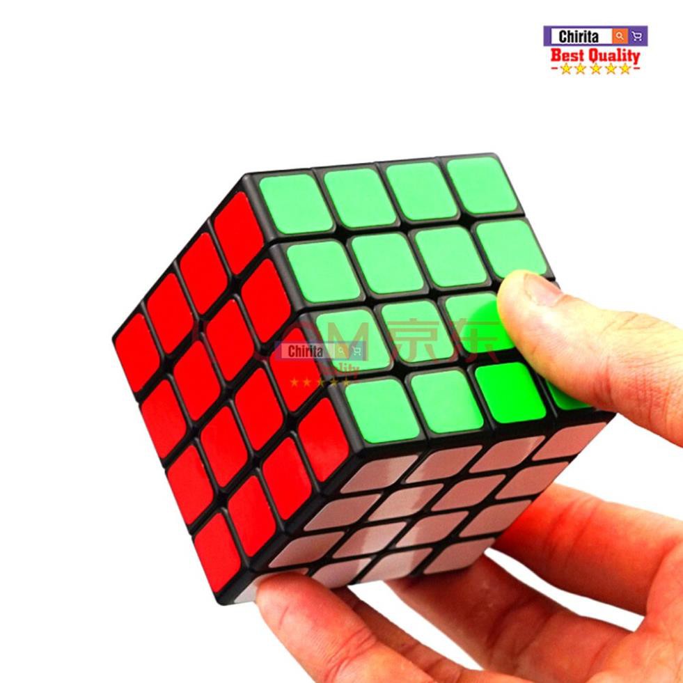 Đồ Chơi Rubik 4x4x4 Viền Đen Magic Cube - Phát Triển Trí Não Stickerless Loại Tốt NO.YJ8721