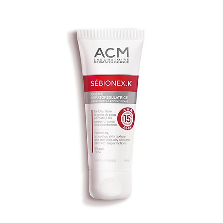 (Qùa tặng)Kem giảm mụn đầu đen ACM Sebionex.K Keratoregulating Cream 40ml